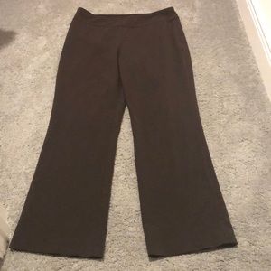 Roz & Ali Dark Brown Stretch Pants